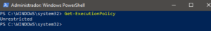 Unrestricted Powershell