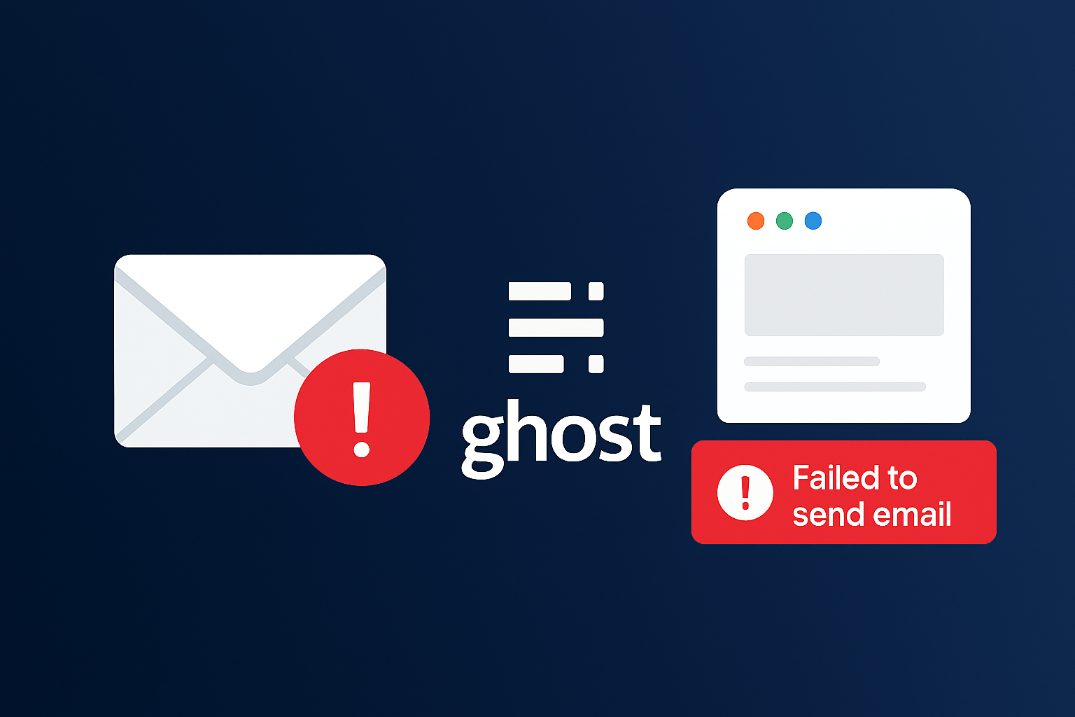 Cómo solucionar el error "Failed to send email" al iniciar sesión en Ghost CMS