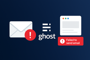 Cómo solucionar el error "Failed to send email" al iniciar sesión en Ghost CMS